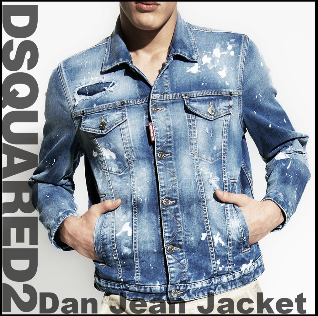 新品 13万 DSQUARED2 ディースクエアード DAN デニムジャケット