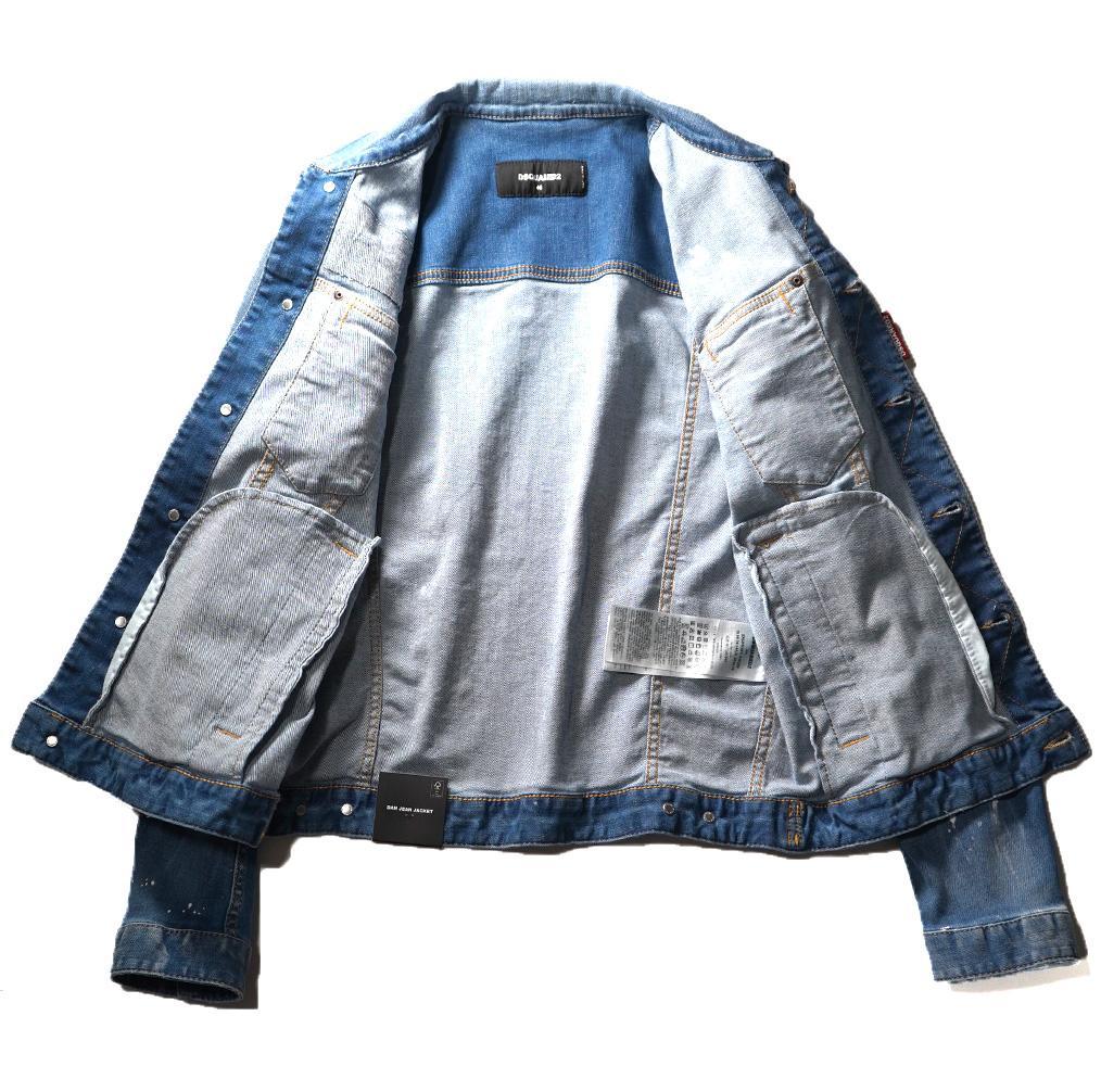 新品 13万 DSQUARED2 ディースクエアード DAN デニムジャケット