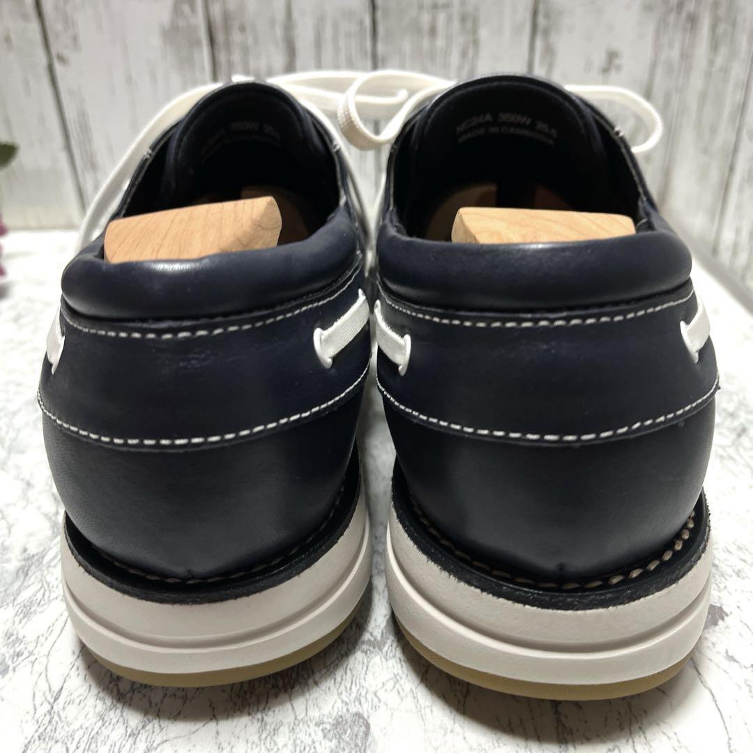 美品✨リーガルウオーカー 新作 モカシューズ デッキシューズ(25.5)ネイビー