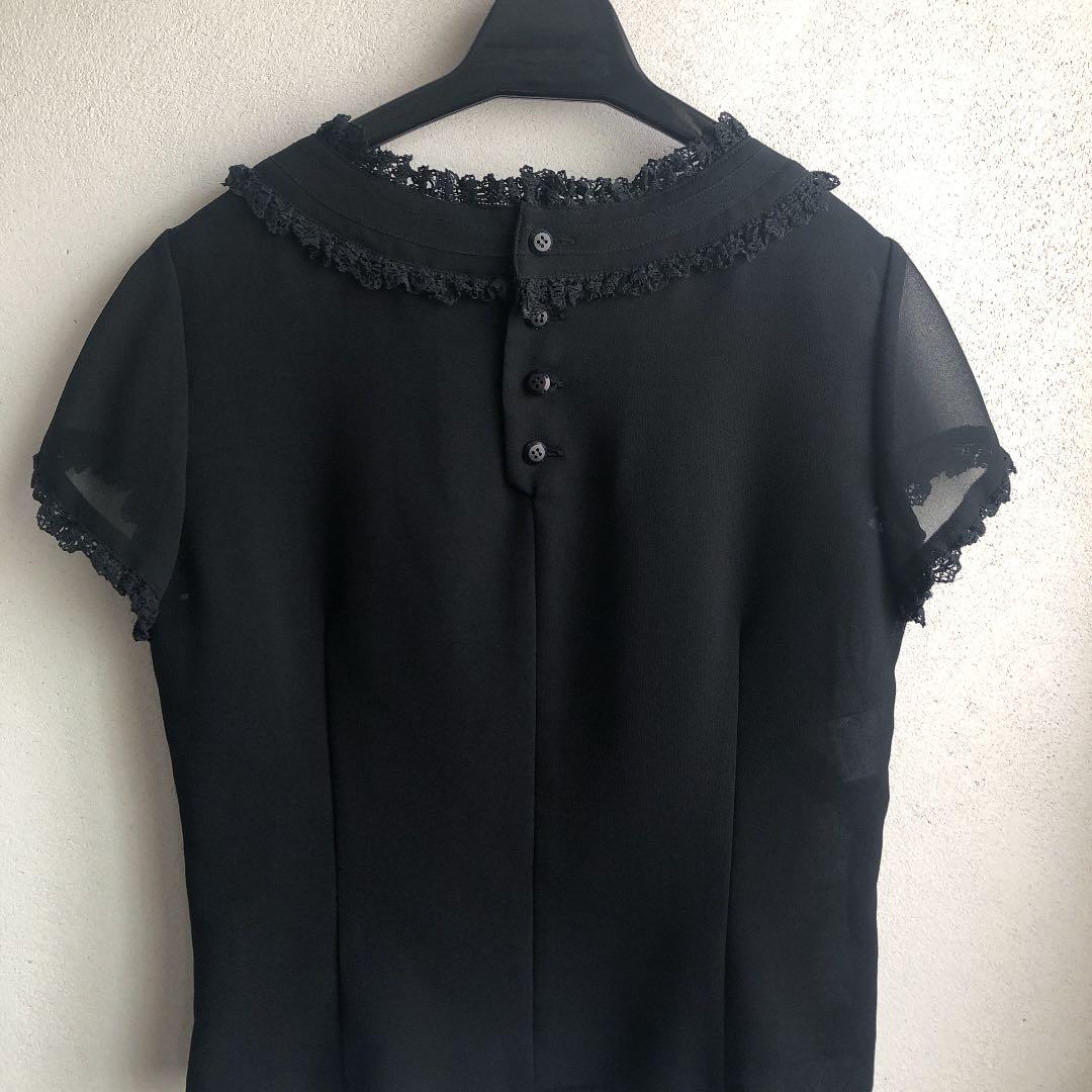 LE RUBAN D'OR★上下　セットアップ 38  黒 LE RUBAN D'OR☆上下 セットアップ 38 黒