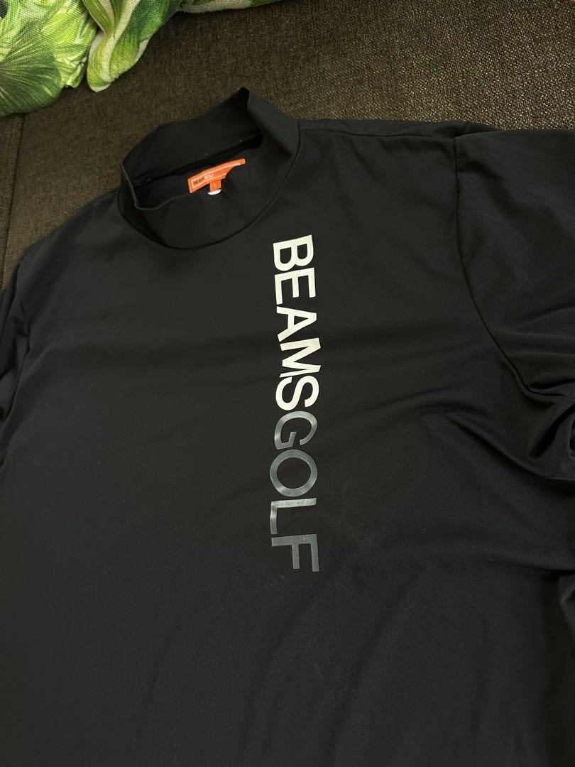 BEAMS GOLFモックネックTシャツ黒とシューズセット27.0cm - メルカリ