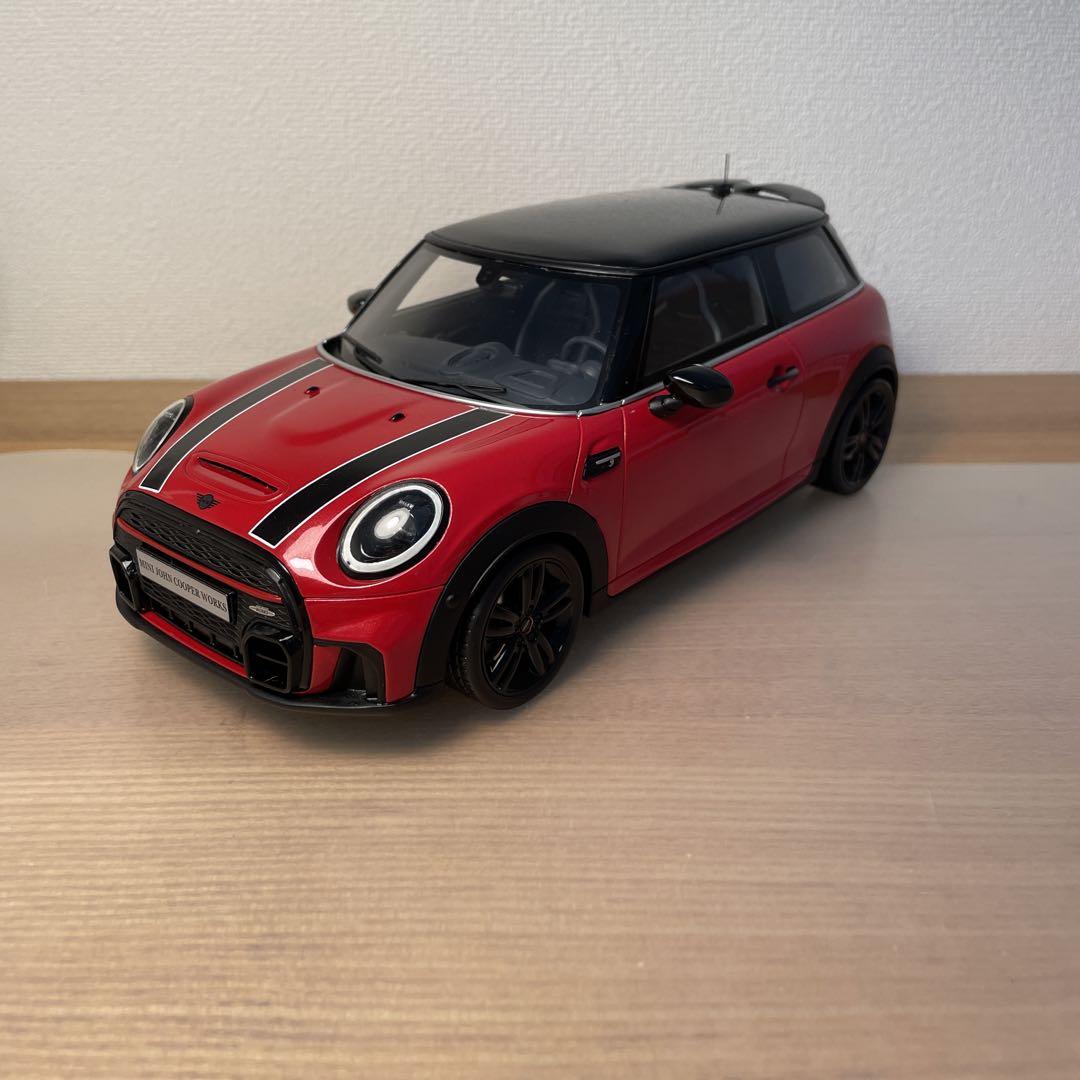 オットー　ミニ　クーパーs ジョンクーパーワークス　1/18 ミニカー　レッド