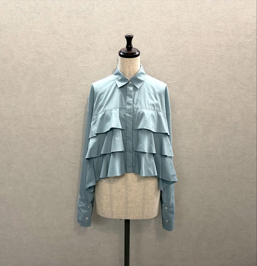 LE PHIL 30,800円24S/S クロップドフレアシャツ