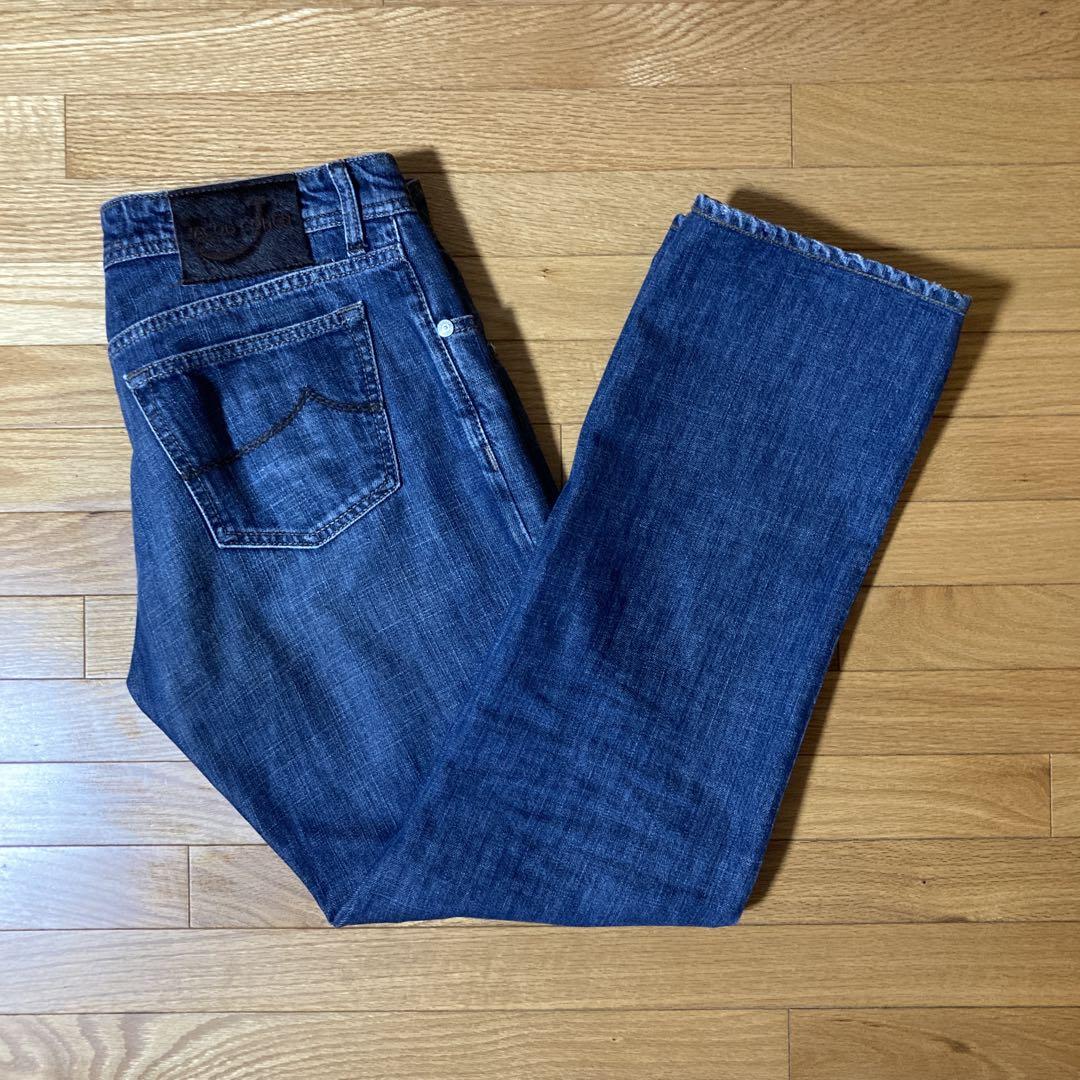 Supreme ダークブルー デニムパンツ - メルカリ