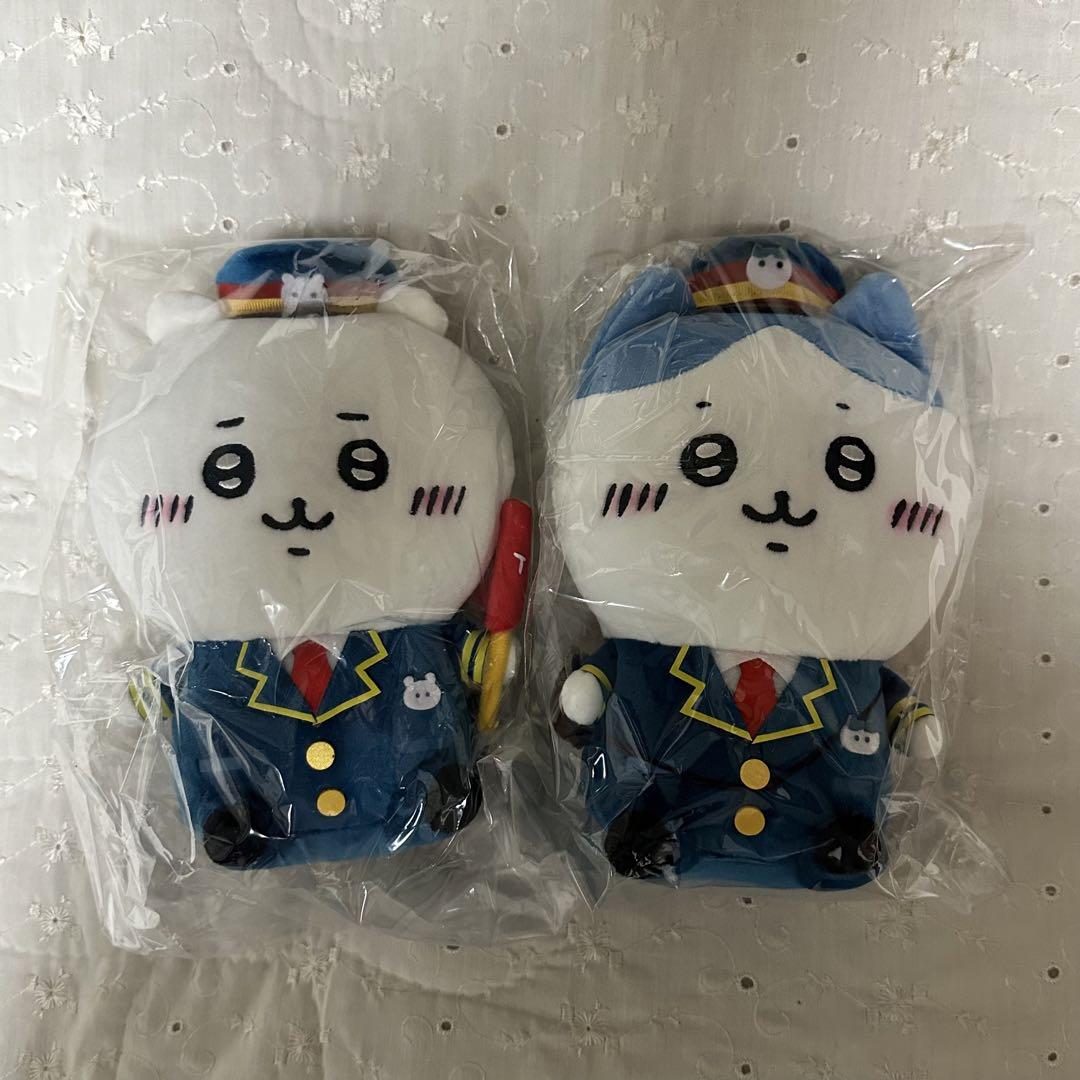 【初期 レア】新品未開封 ちいかわ 駅員さんなぬいぐるみS ハチワレ ちいかわ駅員さんなぬいぐるみ S ちいかわハチワレ