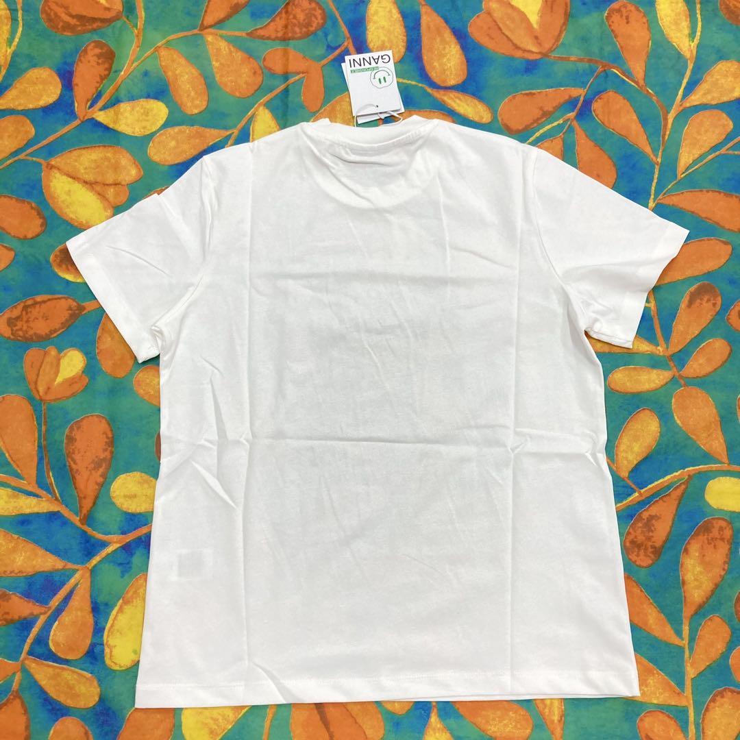 GANNI Tiger Tシャツ 半袖 white