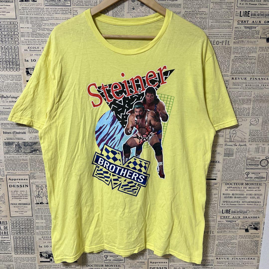 激レア スタイナーブラザーズ Tシャツ 90年代プロレス 新日本