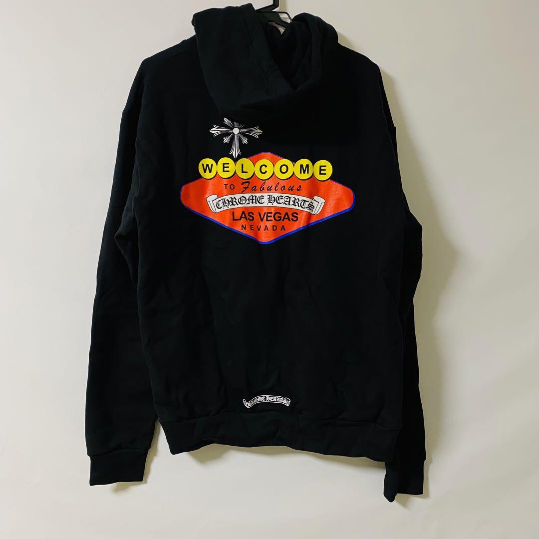 クロムハーツ　ラスベガスリミテッド バックプリント プルオーバーパーカー クロムハーツ パーカー CHROME HEARTS プルオーバー ラスベガス限定