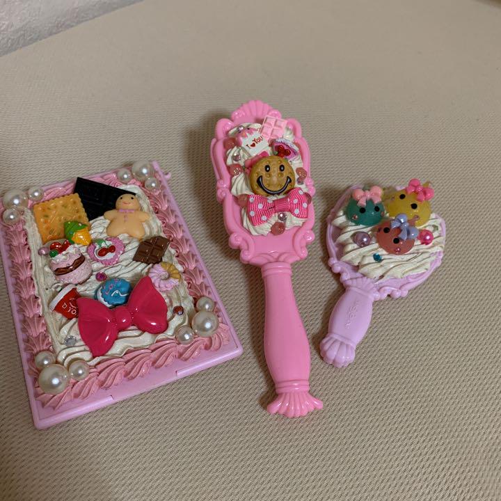 サン宝石 ほっぺちゃん ミラー ブラシ セット売り - メルカリ