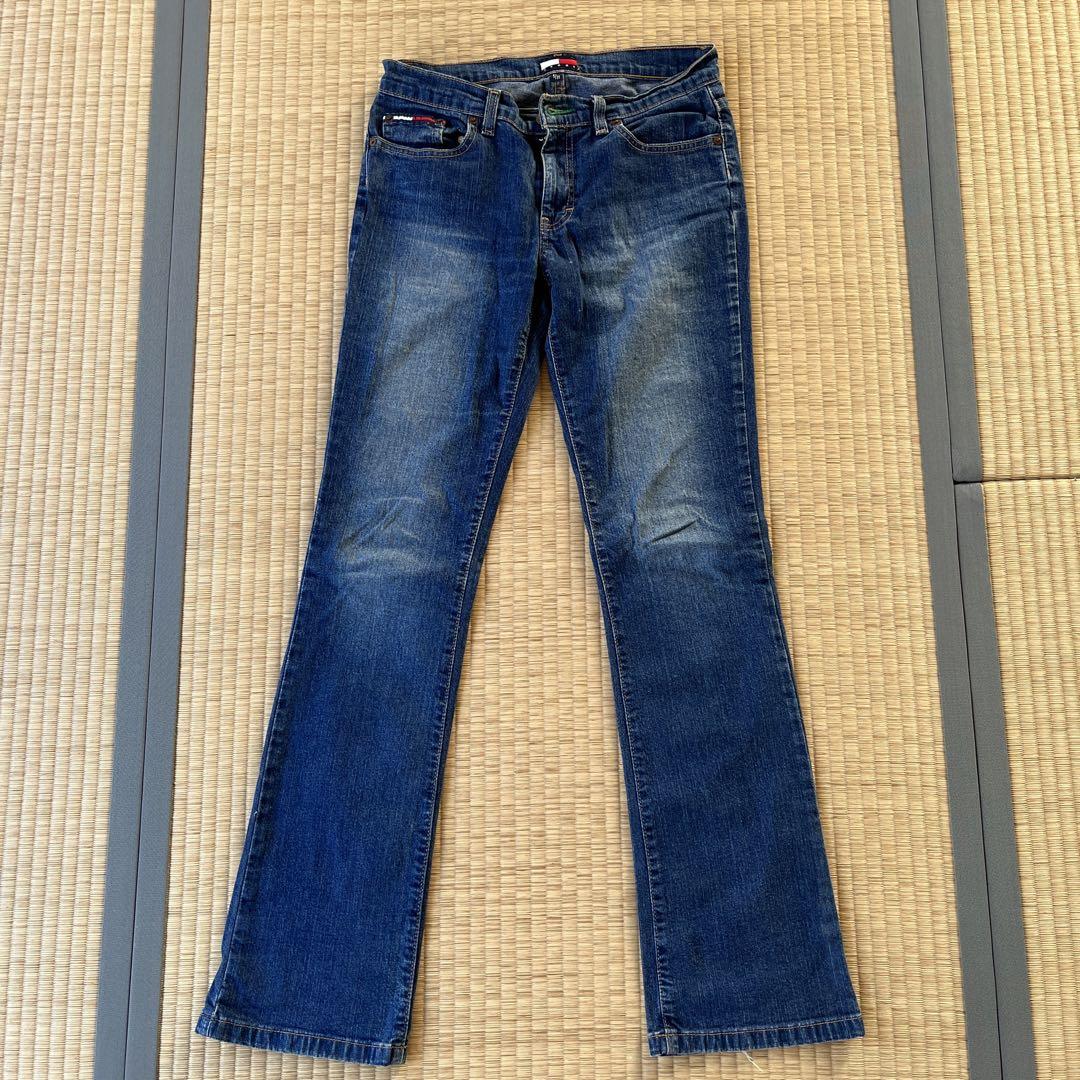 Tommy Jeansブーツカット フレアデニム ダークブルー - メルカリ