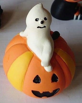 黒猫 かぼちゃ