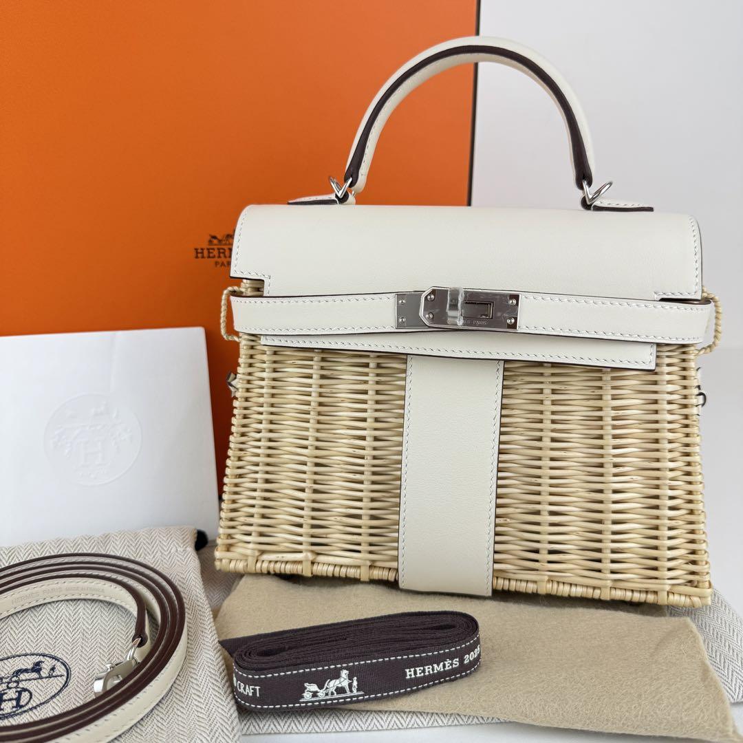 【出会えた一点物】HERMES ミニケリーダブルツアーナタ 新品未使用 HERMES エルメス ミニケリーピクニック ナタ SV金具