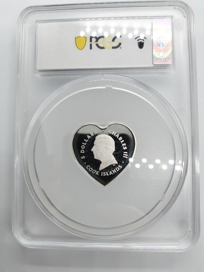 PCGS PR70DCAM ハート型コイン クック諸島 2025年 PCGS PR70DCAM ハート型コイン クック諸島 2025年 - メルカリ