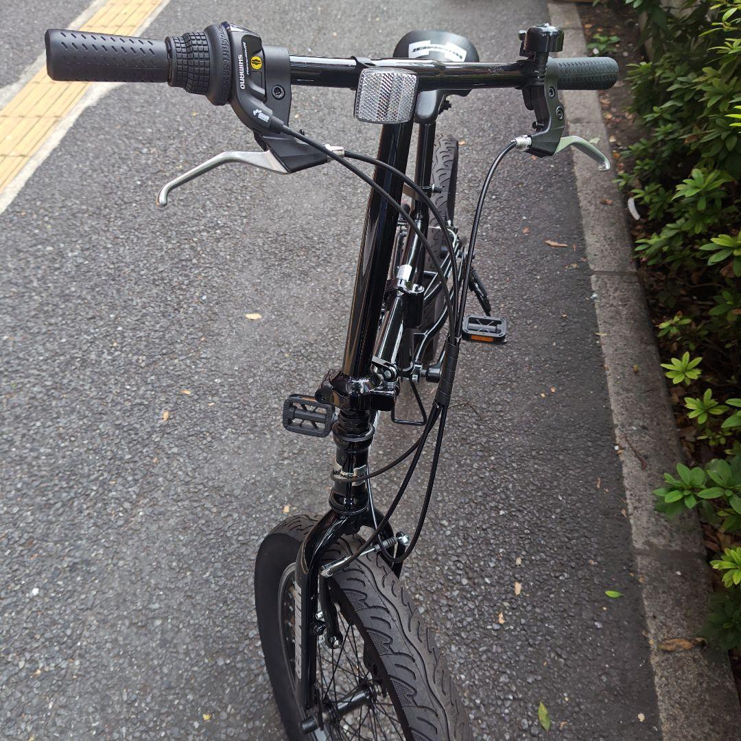 販売証明書あり HUMMER 折りたたみ自転車 ブラック 手渡し販売のみ BRIGHTFACE_UK
