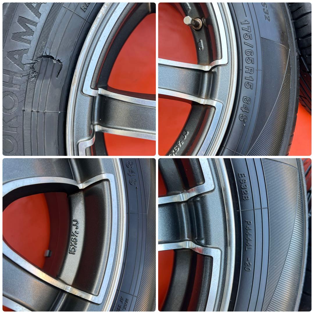 PIAAユーロテック 15インチ 6.5J+38 PCD100-4H 4穴4本 PIAAユーロテック 15インチ 6.5J+38 PCD100-4H 4穴4本