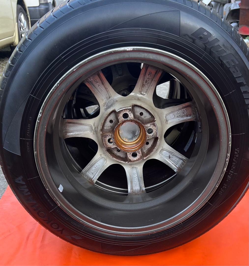 PIAAユーロテック 15インチ 6.5J+38 PCD100-4H 4穴4本 PIAAユーロテック 15インチ 6.5J+38 PCD100-4H 4穴4本