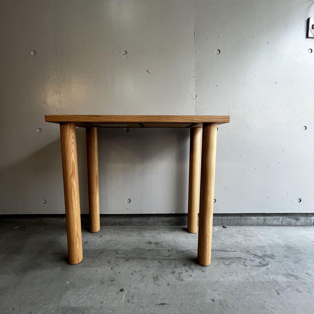 美品★無印 板と脚でできた木製テーブル