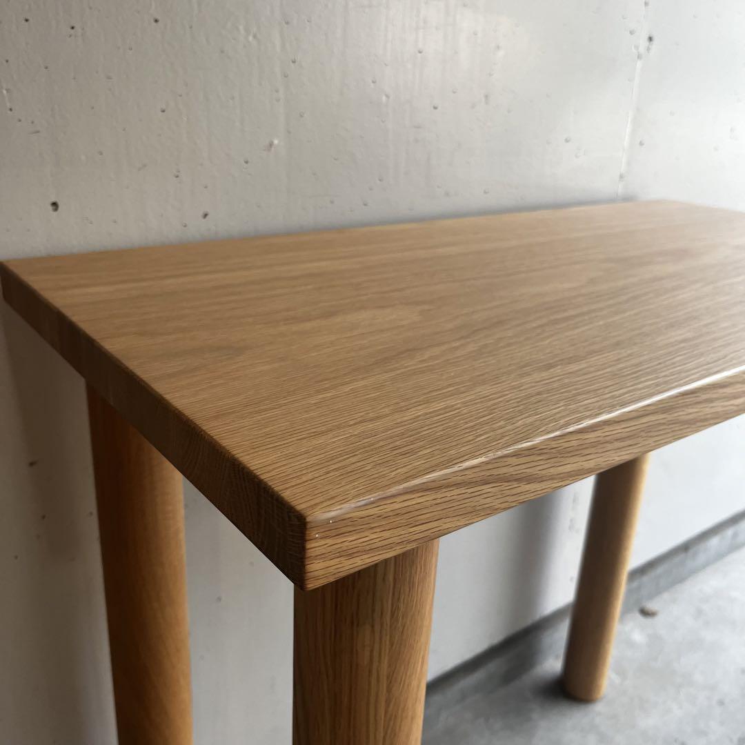 美品★無印 板と脚でできた木製テーブル