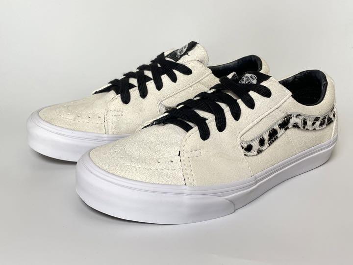 美品】VANS Sk8-Low ダルメシアン 25 ホワイト ハラコ - メルカリ
