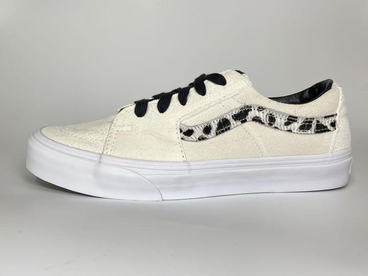 美品】VANS Sk8-Low ダルメシアン 25 ホワイト ハラコ - メルカリ