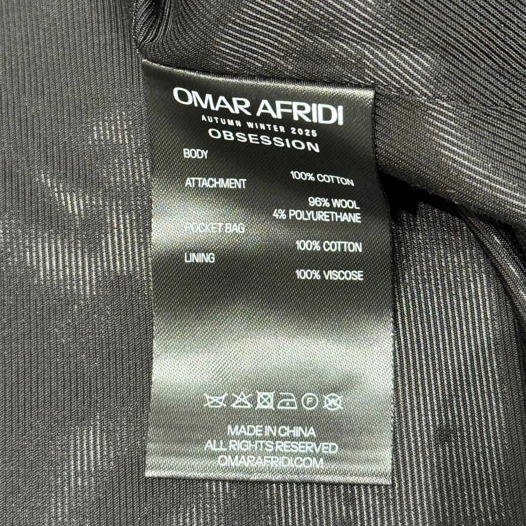 【OMAR AFRIDI】25AW PILOT BLOUSON BROWN 46 【OMAR AFRIDI】25AW PILOT BLOUSON BROWN 46