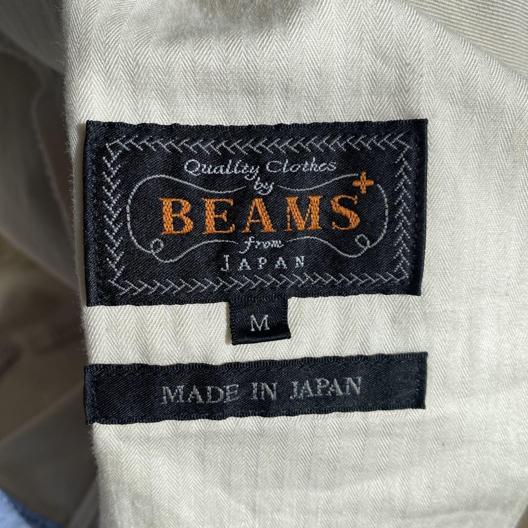 BEAMS PLUS 2プリーツチノ　トラウザーズ　CEMENT　M