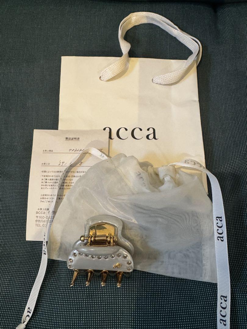 限定 新品】acca クリップ ティアラクリップ Gサイズ ミント 限定 新品】acca クリップ ティアラクリップ Gサイズ ミント