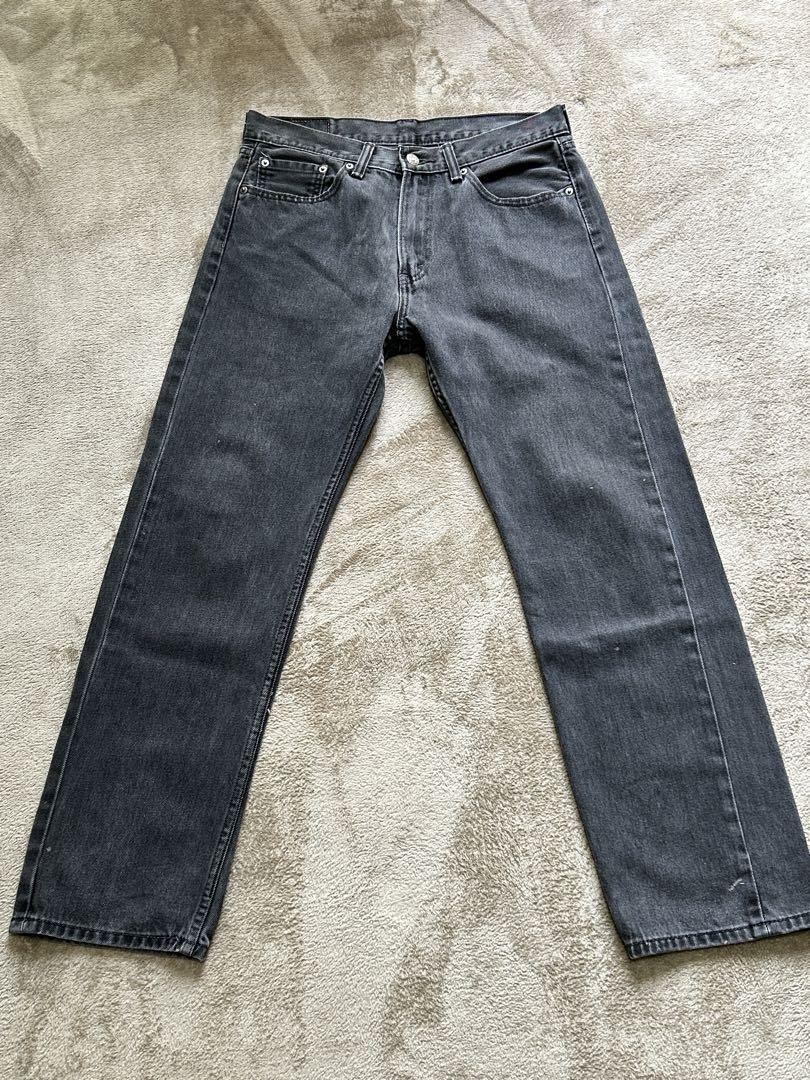 セール中❗️LEVI'S 505 ストレートブラックデニム 33×32