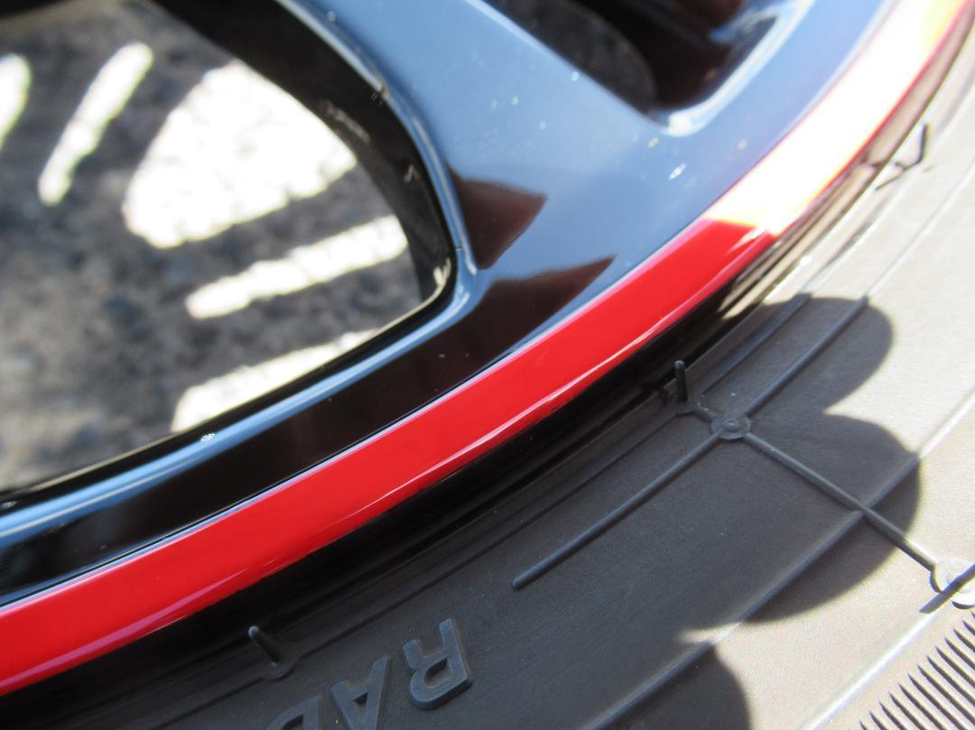 155/65R14 BS 2022年製　ホンダ N-BOX ブラックX赤ライン☆