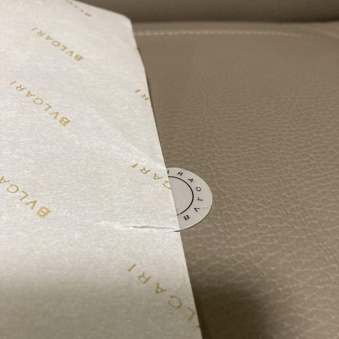 BVLGARI シルクストール　ブラウン　箱付き BVLGARI シルクストール ブラウン 箱付き