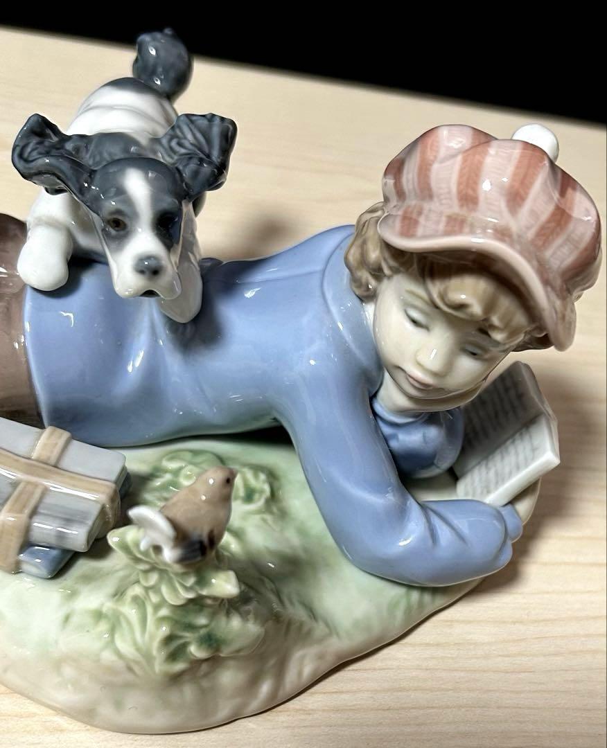 お気にいる 絶版品 LLADRO ※美品 旅する少年 5451 リヤドロ 置物