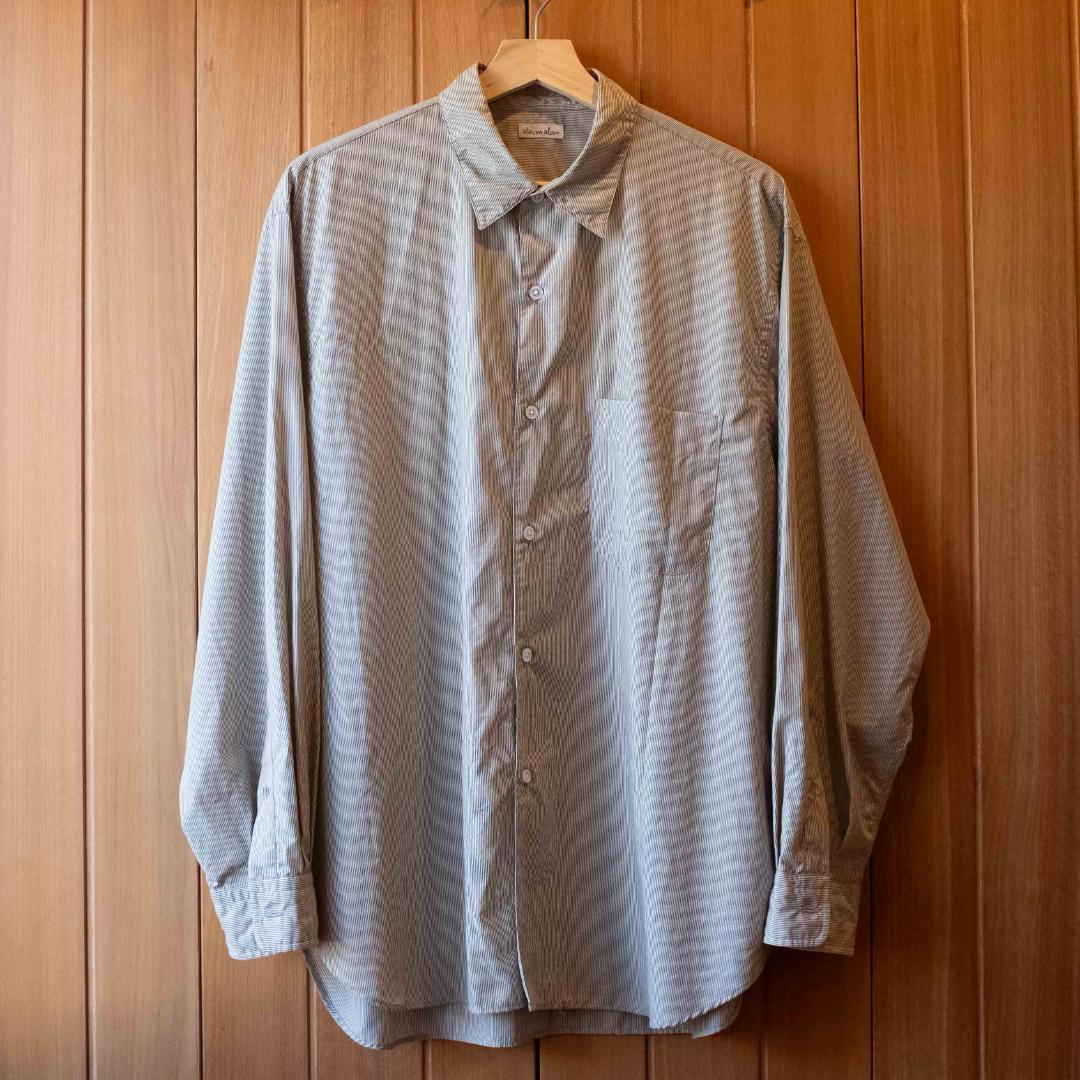 Steven Alan / ストライプ レギュラーカラー シャツ / Mサイズ