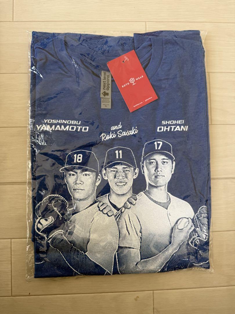 開店記念セール！ 大谷翔平 山本由伸 佐々木朗希 Tシャツ XLサイズ 記念グッズ