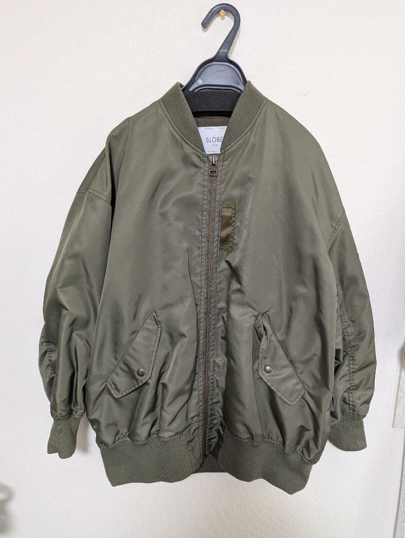 [SLOBE IENA] MA-1 ナイロンツイル オリーブ 美品♡