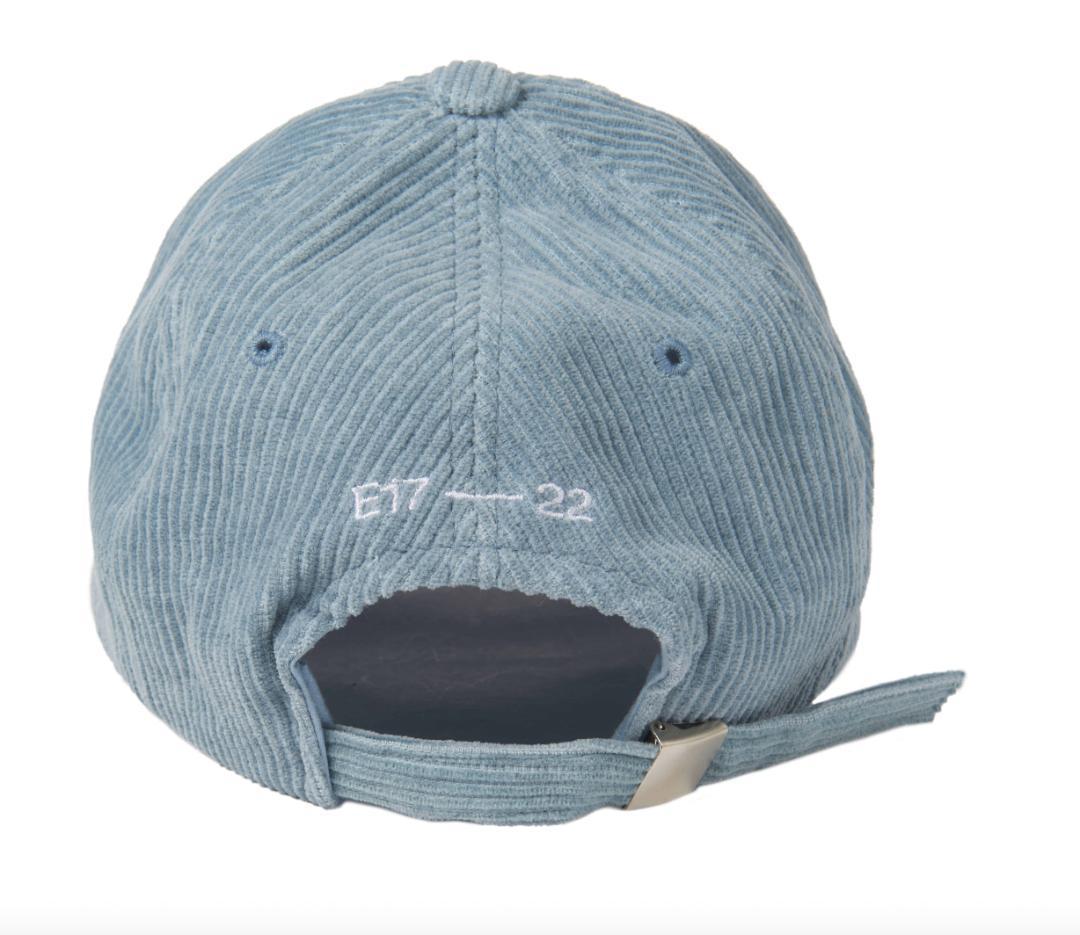 正規品・新品・未使用 emis キャップ コーデュロイ ASH BLUE
