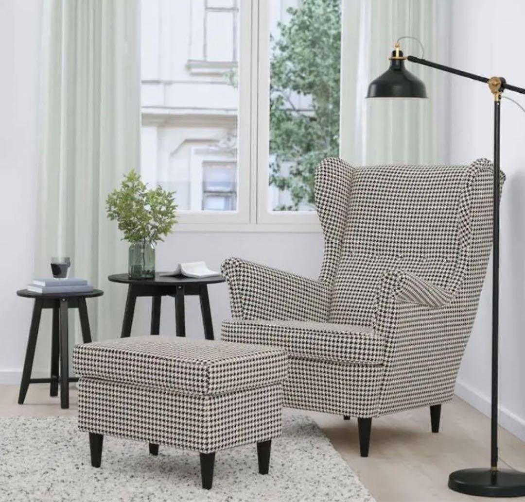 【送料込】IKEA STRANDMON ストランドモン 1人掛けソファ IKEA STRANDMON ストランドモン 1人掛けソファ ベージュ