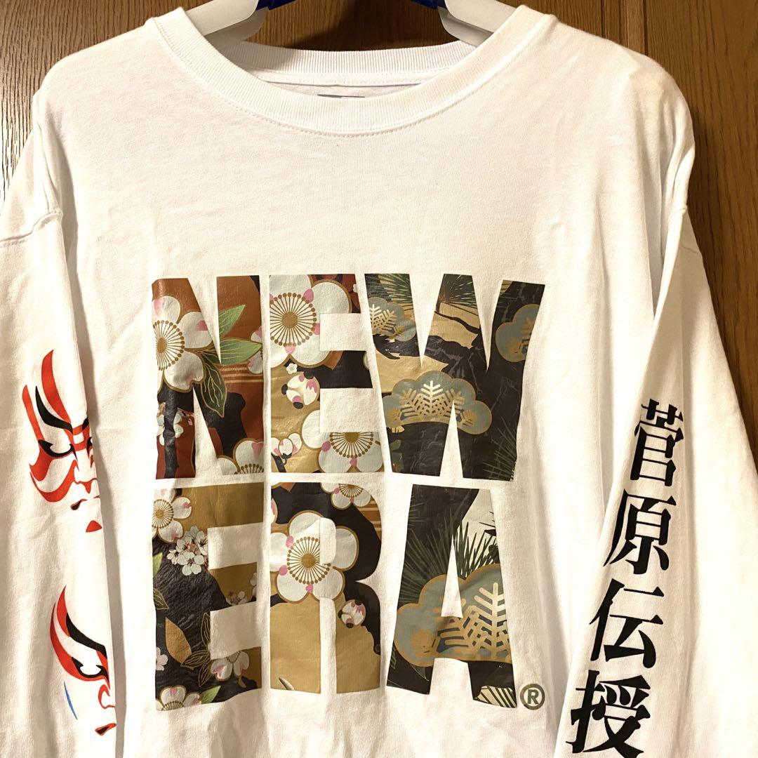NEWERA ニューエラ　松竹公認歌舞伎図案　XL 菅原伝授手習鑑　長袖Tシャツ