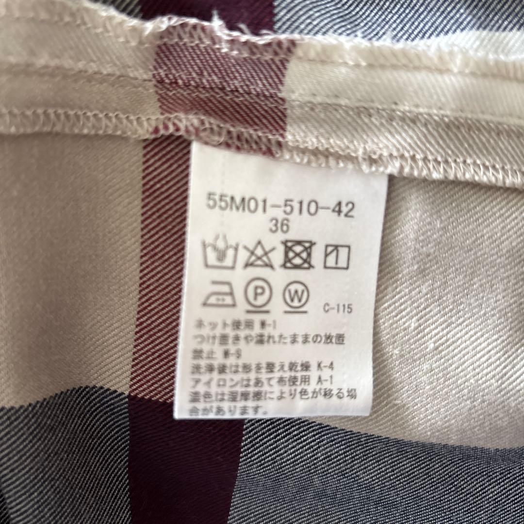 BLUE LABEL CRESTBRIDGE　エアリーツイルチュニックシャツ