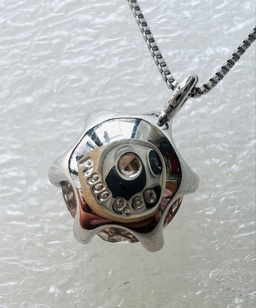 Pt900 0.80ct ダイヤモンドネックレス