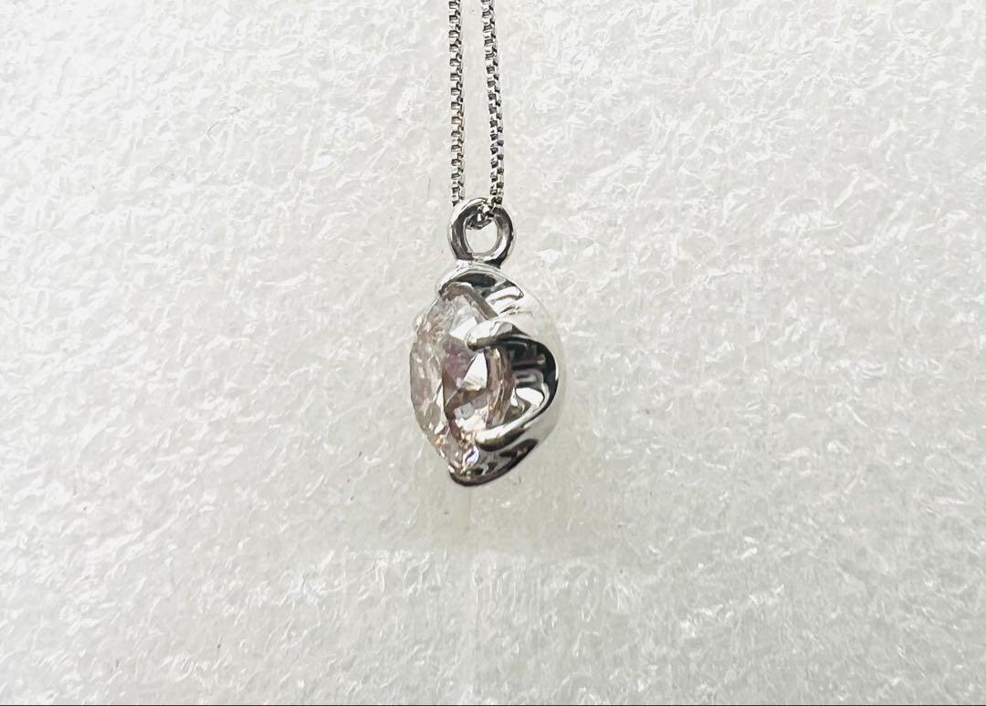 Pt900 0.80ct ダイヤモンドネックレス