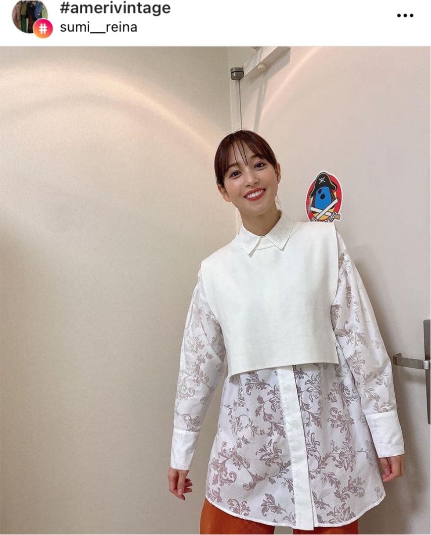 アメリ VEST SET SHEER PATTERN SHIRT | energysource.com.br