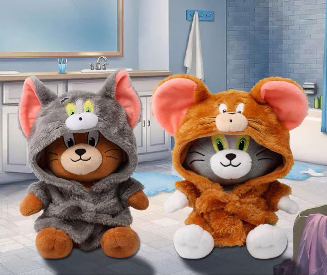 トムとジェリー フード付きぬいぐるみ20cm 2点 WarnerBros
