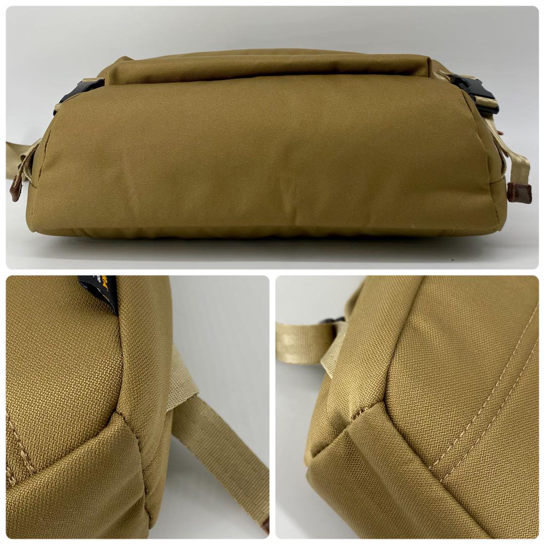 美品✨ AS2OV アッソブ メッセンジャーバッグ CORDURA カーキ