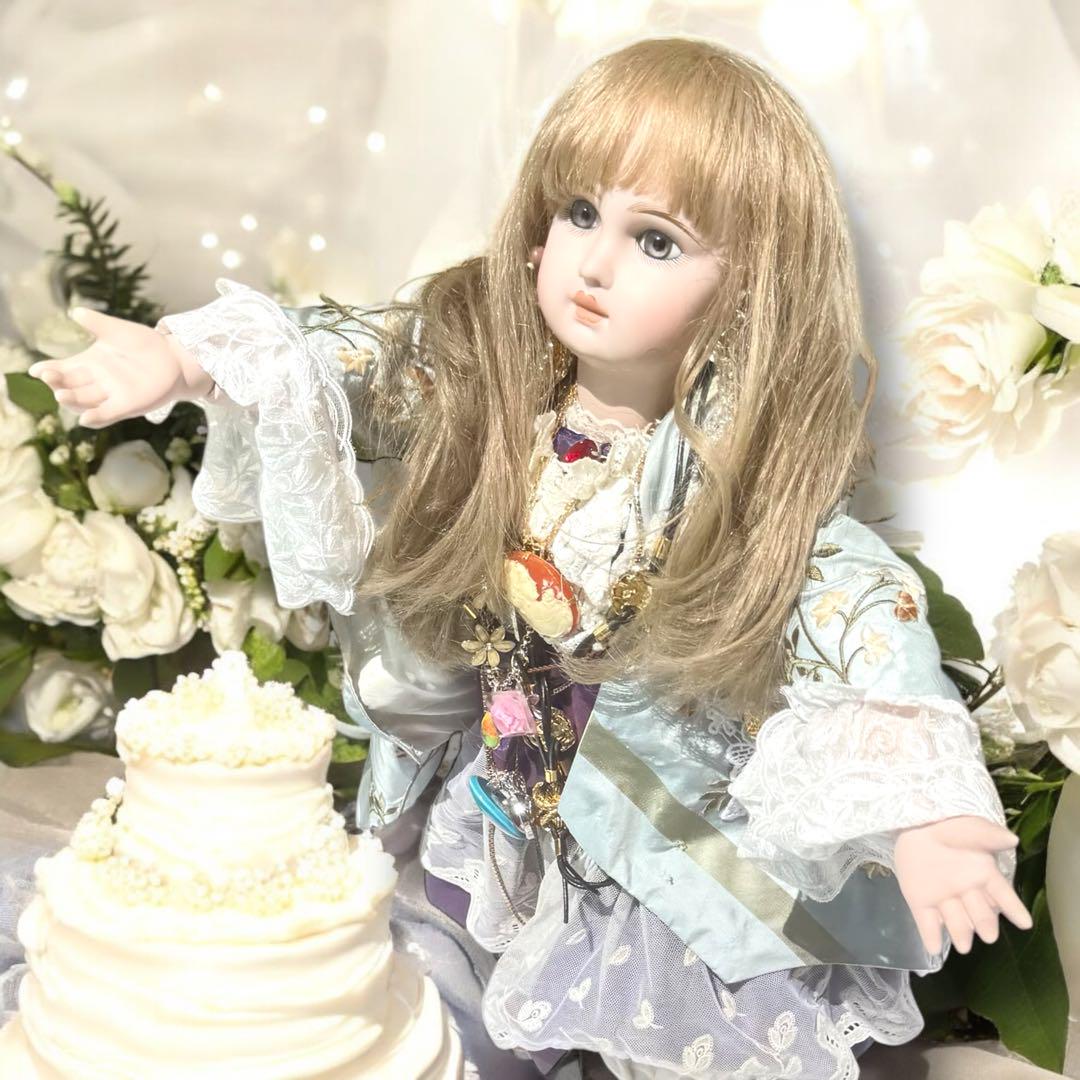 作家様　テディベア　ぬいぐるみ　ビスクドール 作家様 グーグリー✕テディベア ビスクドール テディベア
