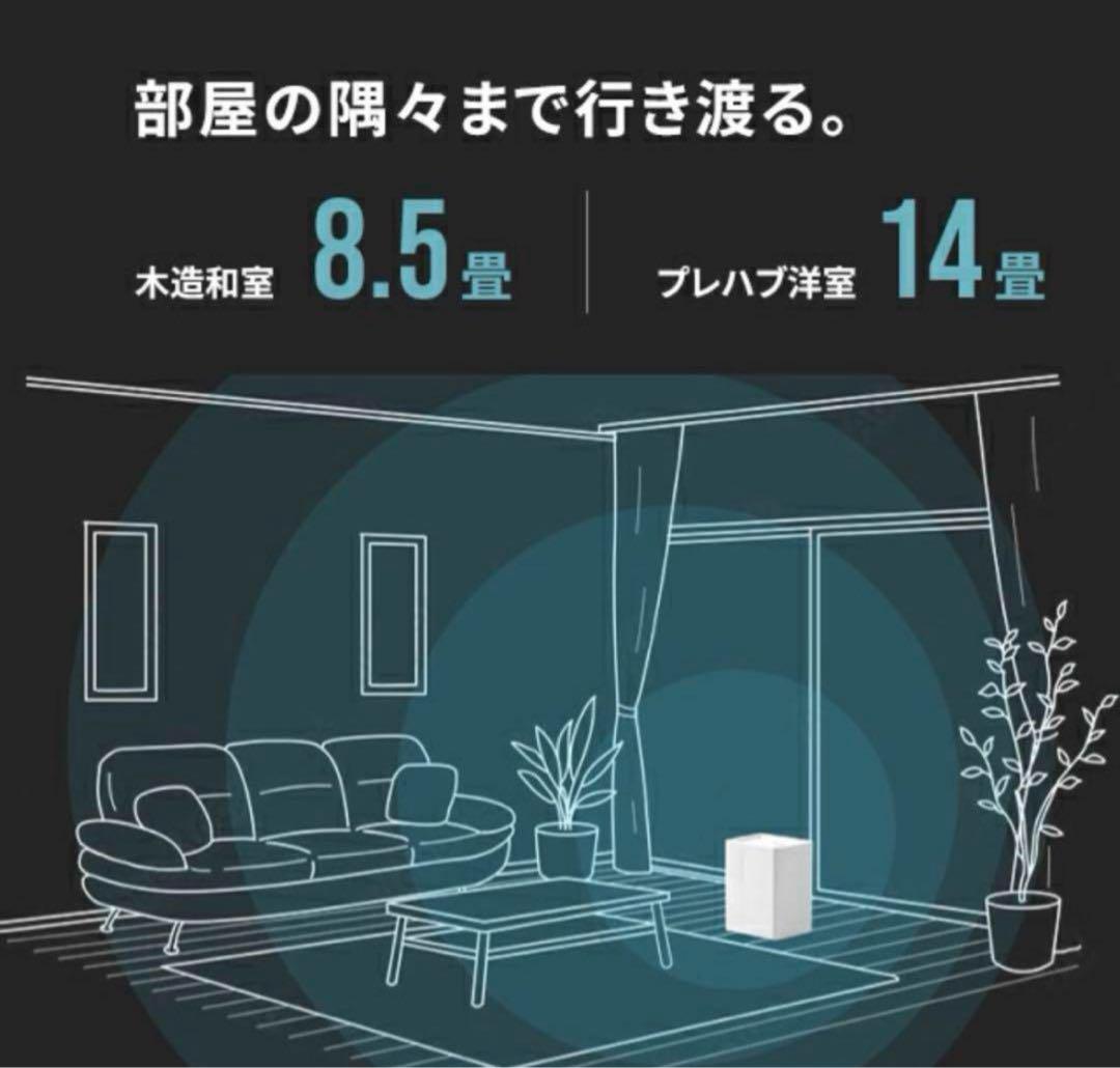 AND・DECO 気化式加湿器 未開封　取扱説明書付き