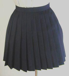 冬紺色スクールプリーツスカート（本格的）40cm丈　　セーラー服
