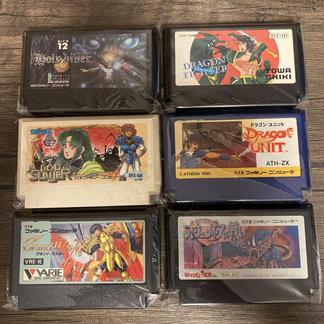 ファミコン ソフト カセット 6本セット - メルカリ