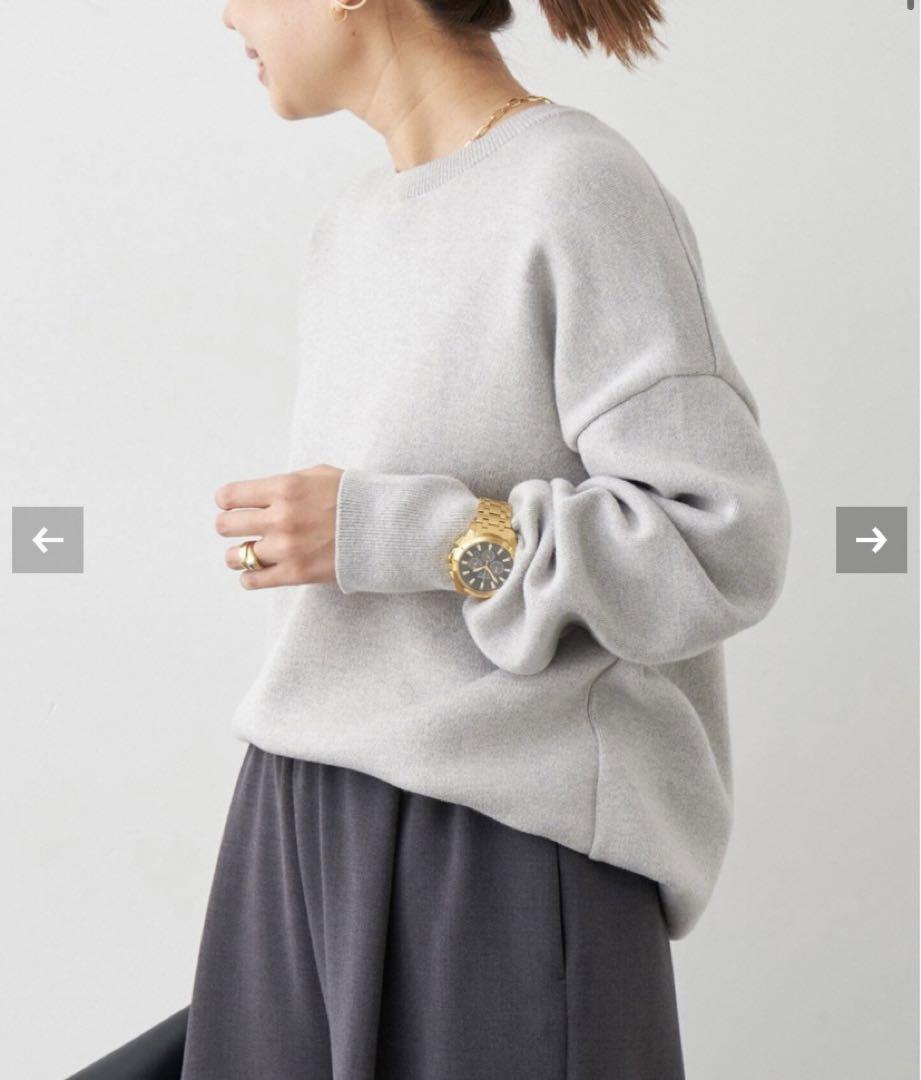 Deuxieme Classe SMOOTH TOP クルーネック プルオーバー