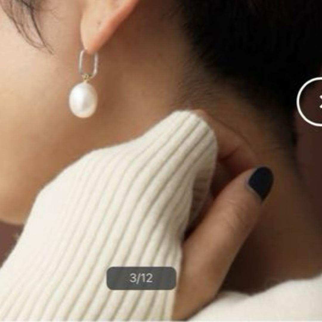 【GIGI（ジジ）】IENA別注 ドロップパールピアス