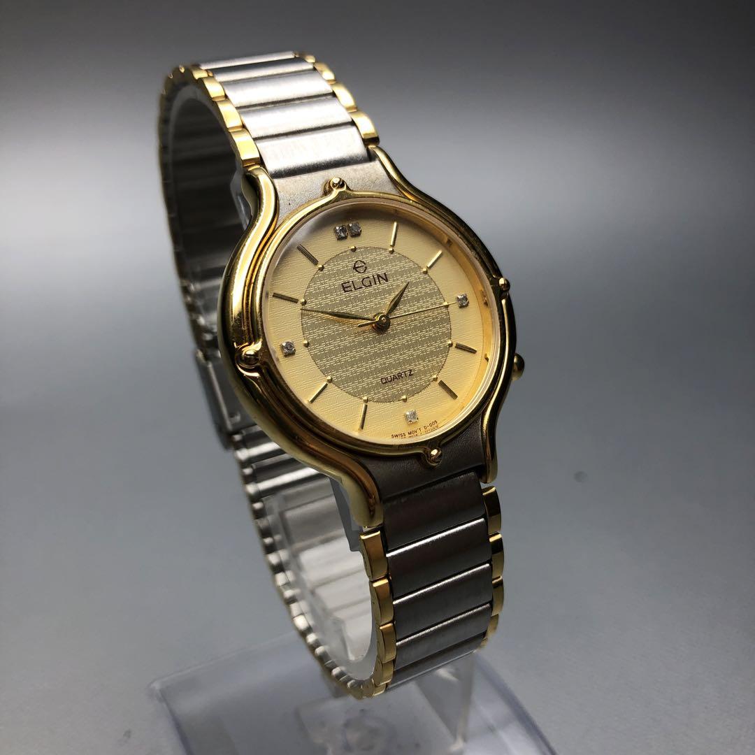 C738　エルジン ELGIN　FK319　ゴールド レディース　腕時計